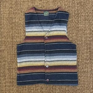 Vintage Fission Reactive Wear Knit Vest